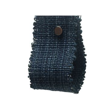 Pitch Blue Lurex Braid