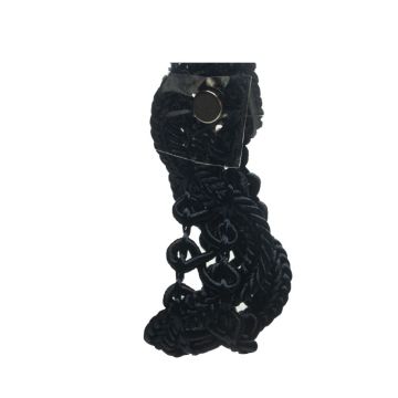 Pitch Blue Scroll braid