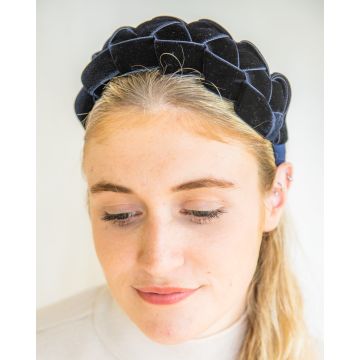 Pitch Velvet Lattice Headband