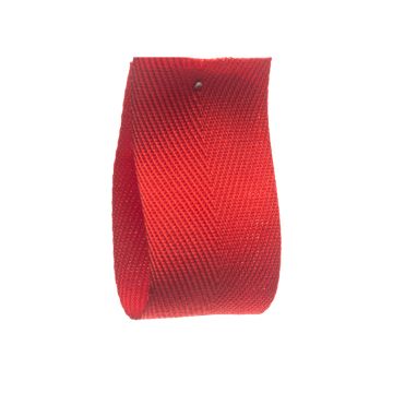 Post Box Red Polyester herringbone tape