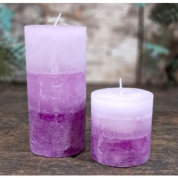 Purple Ombre Candle