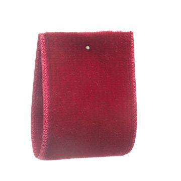 Raspberry Double Sided Rayon Velvet Ribbon