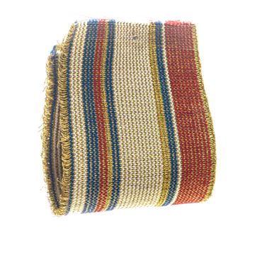 Red Gold Blue Striped Stretch