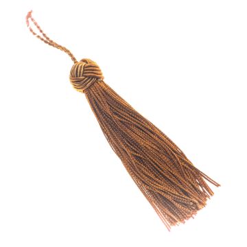 Red Squirrel Turks Head Tassel