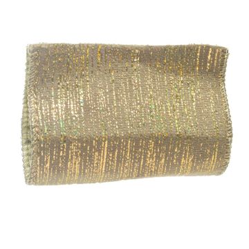 Rose Gold Wired Metallic Velvet