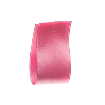 Rose Pink Silk Satin Ribbon