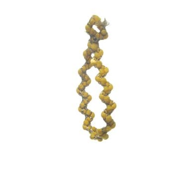 Sherbet Lemon Metallic Ric Rac