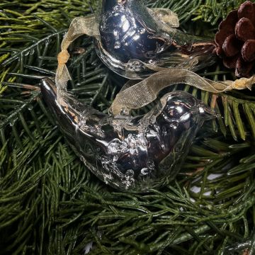 Silver Hanging Bird