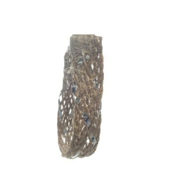 Silver Metallic Jute