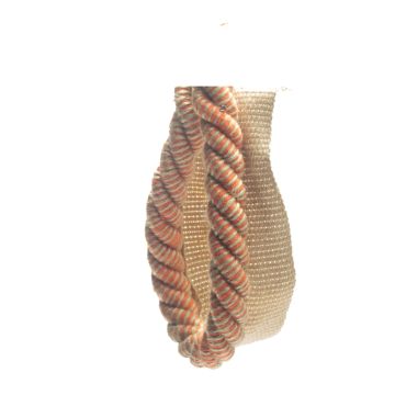 Sissinghurst Pink Bin End Linen & Cotton Flanged Cord