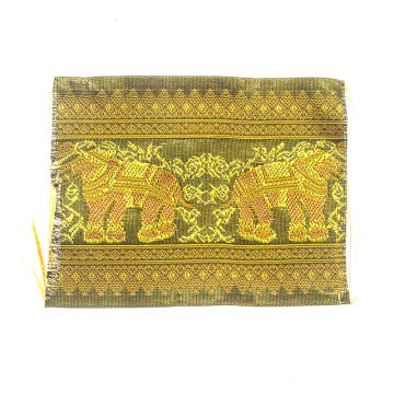 Sludge Green Elephant Jacquard