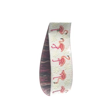 Stone Flamingo Jacquard