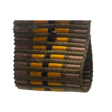 Taupe Olive Mustard Jacquard