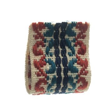 Teal Red Squirrel Jacquard
