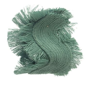 Teal Ric Rac Frill
