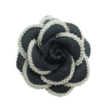 Flint Flower Brooch