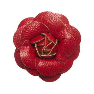 Ruby Slippers Flower Brooch