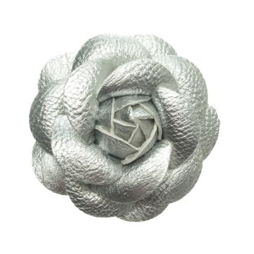 Silver Flower Brooch