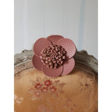 Vintage Blusher Flower on Clip