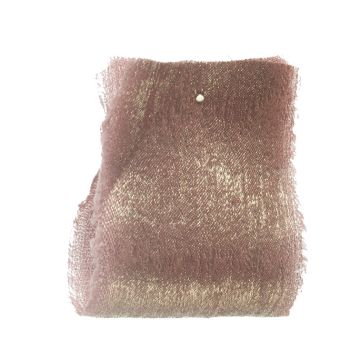 Vintage Blusher Metallic Raw Edge 10m Roll