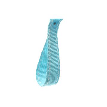 Viola Azura Coloured Stitched Edge Grosgrain