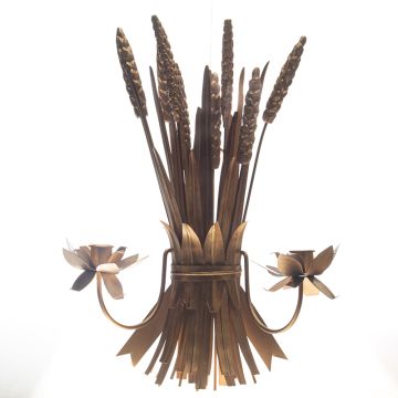 Ripe Wheat Candle Sconce