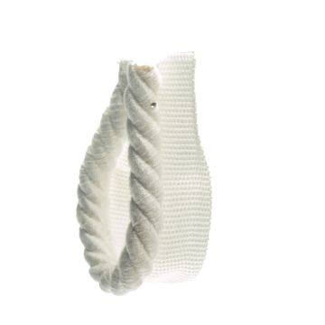 White Bin End Flanged Cord