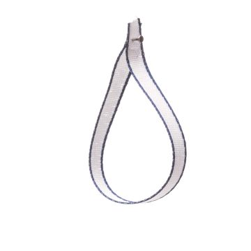 White Coloured Edge Ribbon D