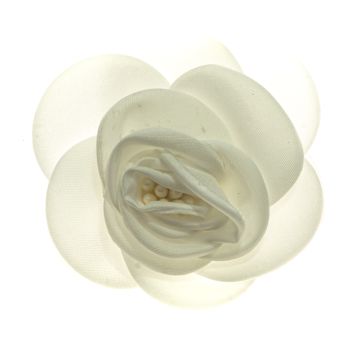 White Rose Brooch