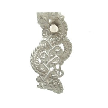 White Scroll braid