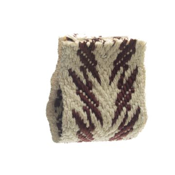 Wine Ecru Cotton Jacquard