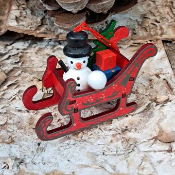 Snowman Sledge