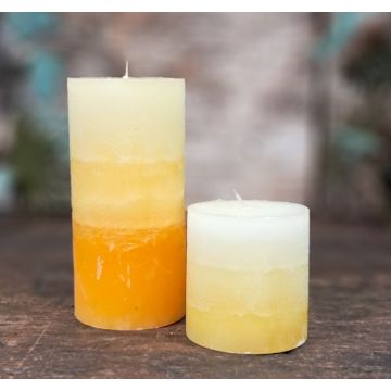 Yellow Ombre Candle