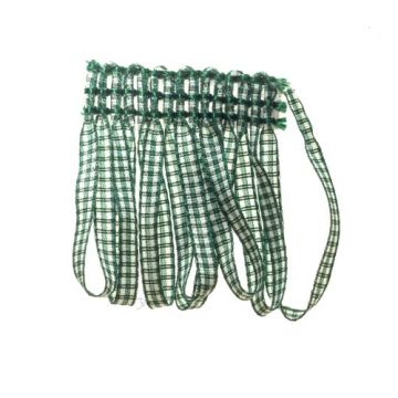 Forest Whisper Bin End Gingham Looped Fringe