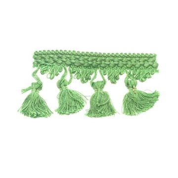 Green Bin End Tassel Fringe