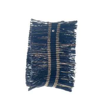Black Gold Double Coco Fringe 30mm