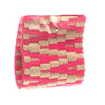 Fluro Pink Jacquard