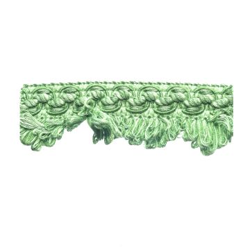 Light Green Bin End Looped Fringe