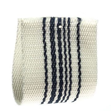 Navy Off White Striped Belting