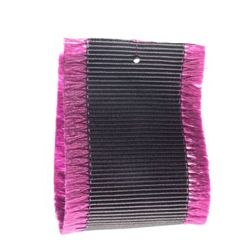 Plum Fringe Edge Grosgrain Ribbon