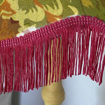 Sissinghurst Pink Lampshade Fringe