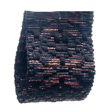 Black Bronze Lurex Jacquard