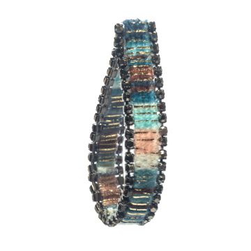 Teal Iron on Braid