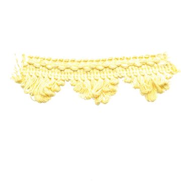 Pale Lemon Bin End Fan Edge