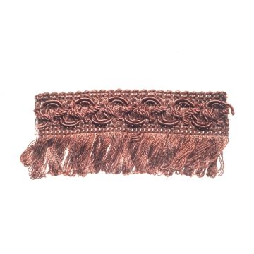 Terracotta Bin End Looped Fringe