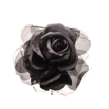 Black Large Rose