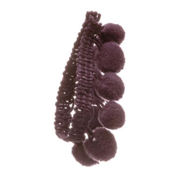 Damson Bobble Fringe