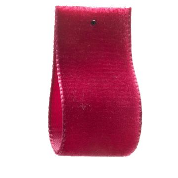 Old Fuchsia Single Sided Velvet Ribbon