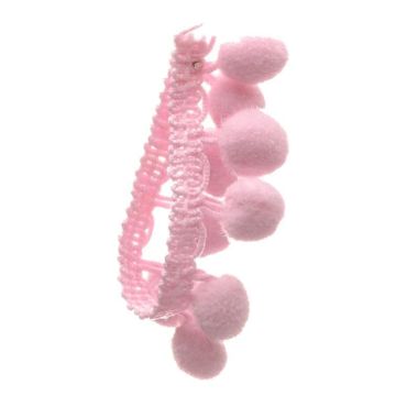 Pale Azalea Bobble Fringe