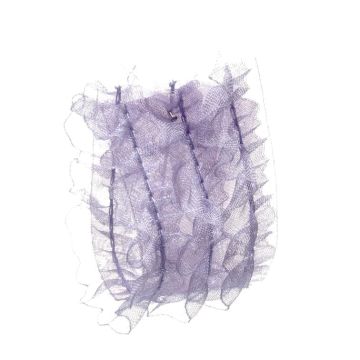 Scabious Lilac Bin End Organdy Frill
